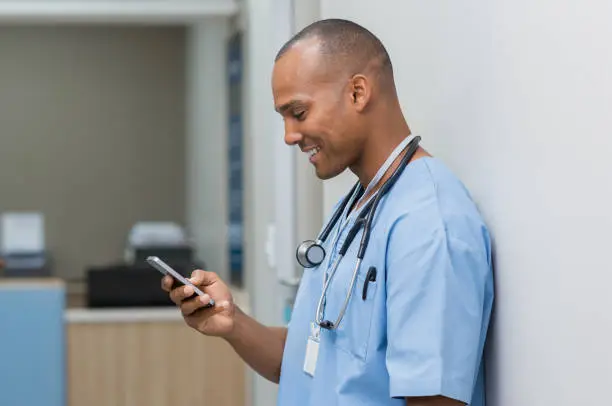 Healthcare professional using Training ID